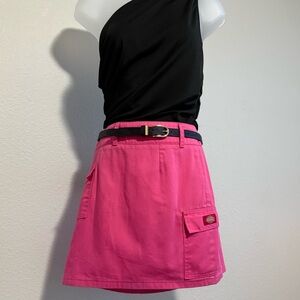 Dickies Pink Cargo Skirt | Trendy Street Style Utility Mini Skirt